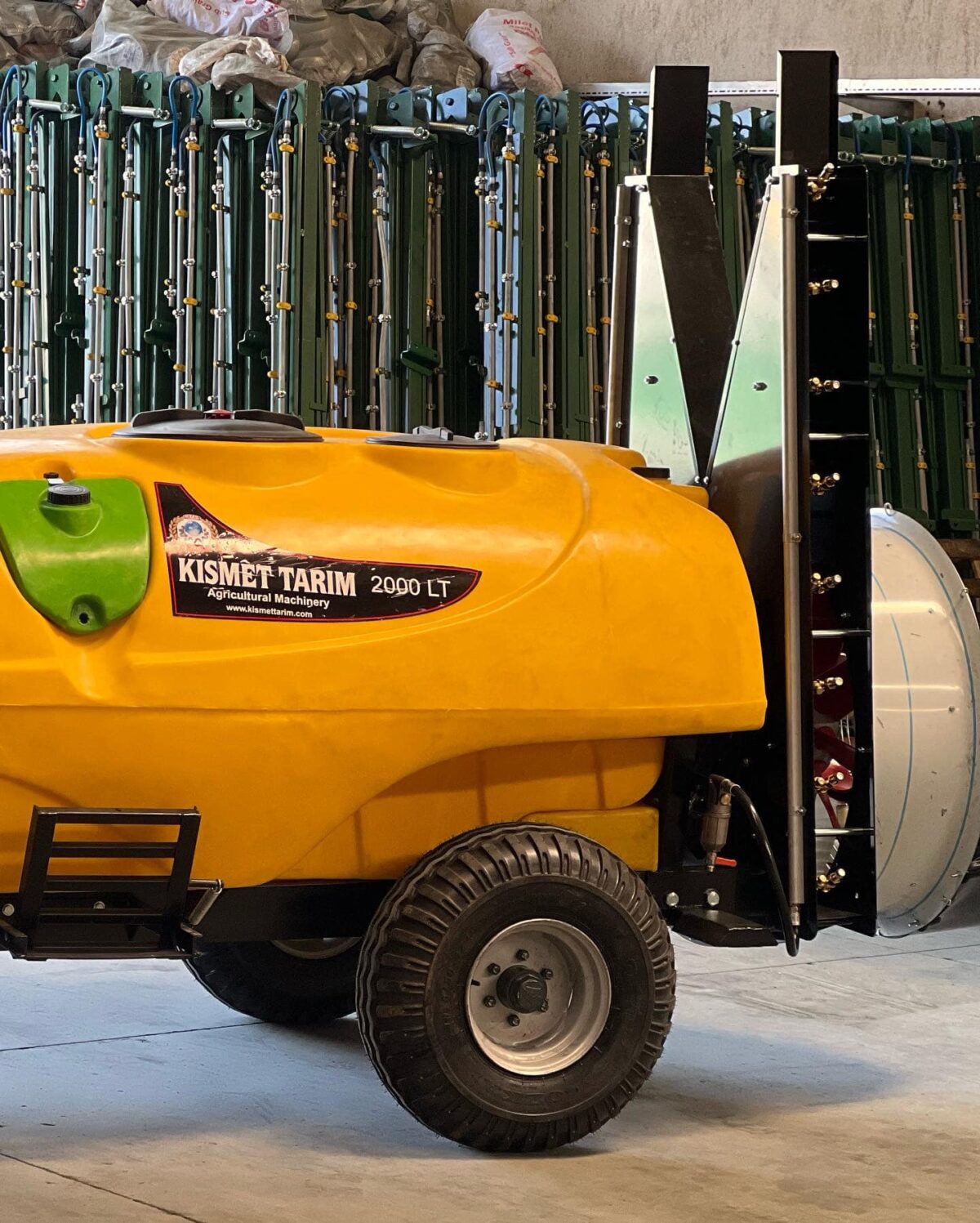 KISMET TARIM sprayer for garden, trailed, 2000 liters, PYRAMID fan - Image 2